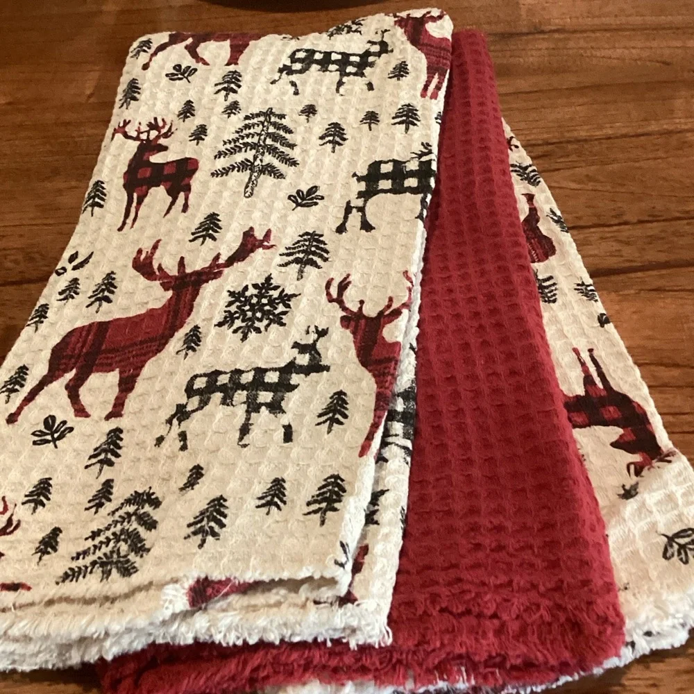 Christmas Kitchen Towels - Set of 3